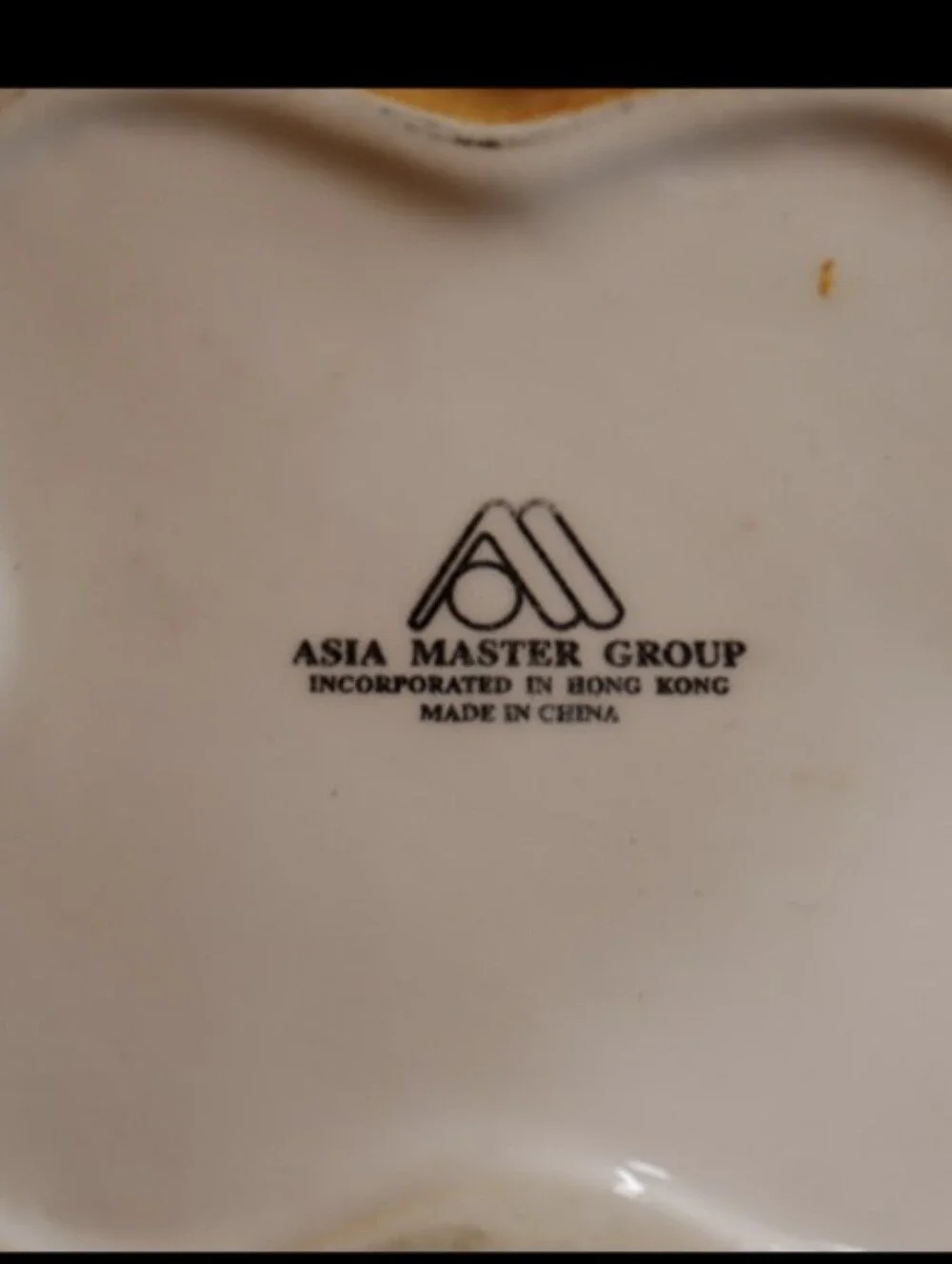 Asia Master Group Large Apple Ceramic Cookie Jar 9” Red Yellow Kitchen